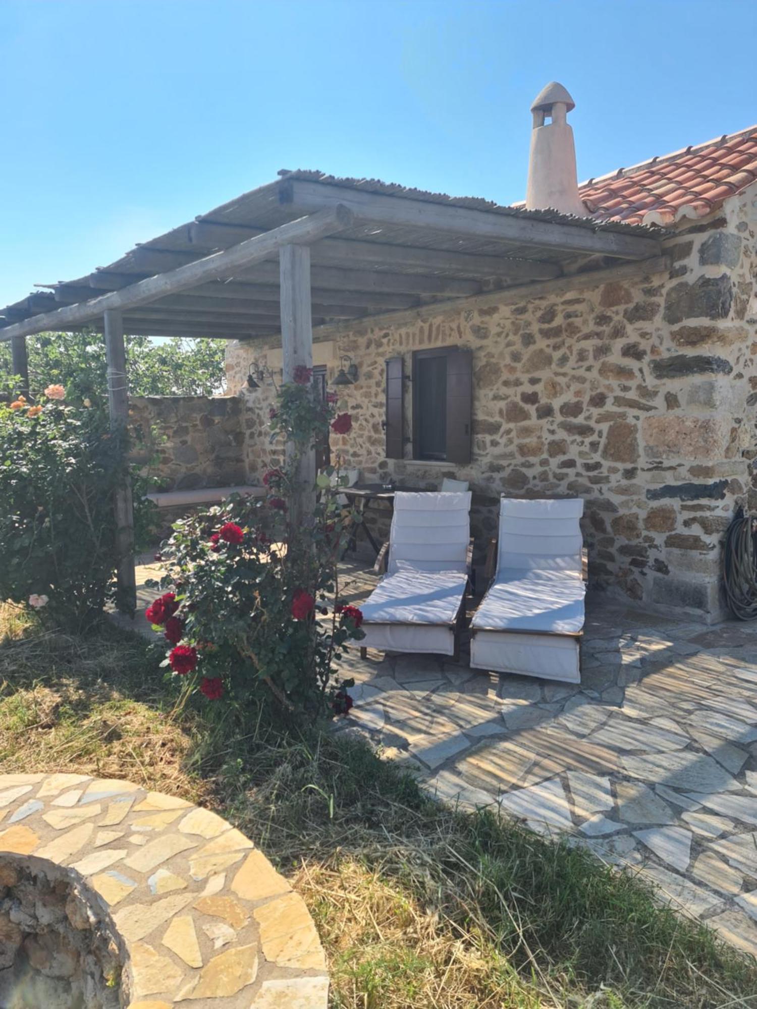 Potamos  The Stone Houseヴィラ エクステリア 写真